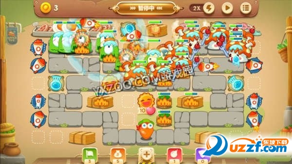 保衛(wèi)蘿卜3集市第5關(guān)卡怎么過 金蘿卜通關(guān)攻略