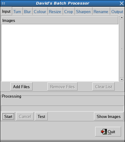 DBP (David&rsquo;s Batch Processor)